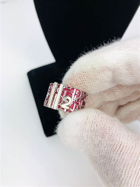 dior red trotter ring|Dior Dior Red Trotter 2 Ring size 6 .